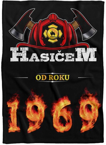 IMPAR Fleece blanket Firefighter from year - 1969 - Blanket - Main image
