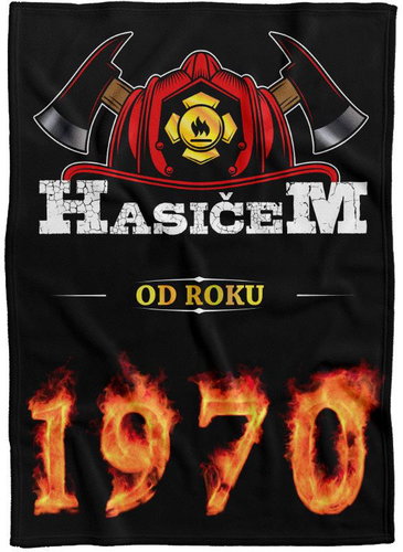 IMPAR Fleece blanket Firefighter from year - 1970 - Blanket - Main image