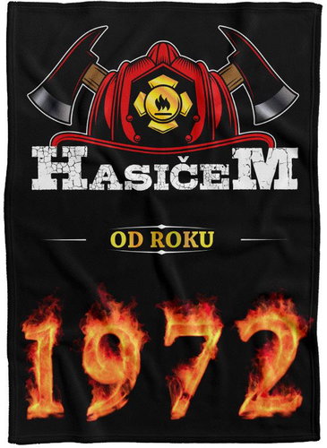 IMPAR Fleece blanket Firefighter from year - 1972 - Blanket - Main image