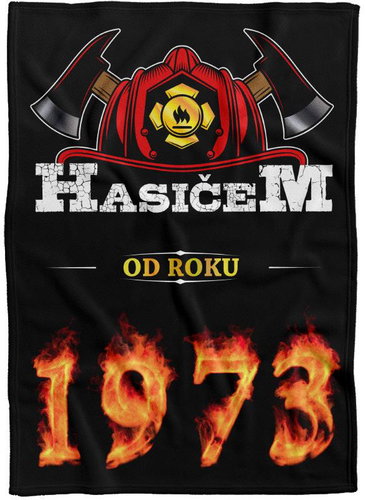 IMPAR Fleece blanket Firefighter from year - 1973 - Blanket - Main image