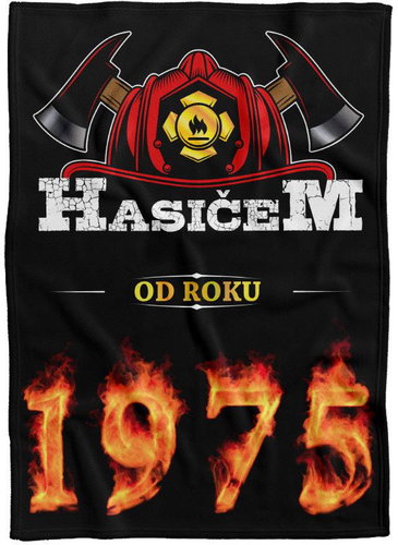 IMPAR Fleece blanket Firefighter from year - 1975 - Blanket - Main image