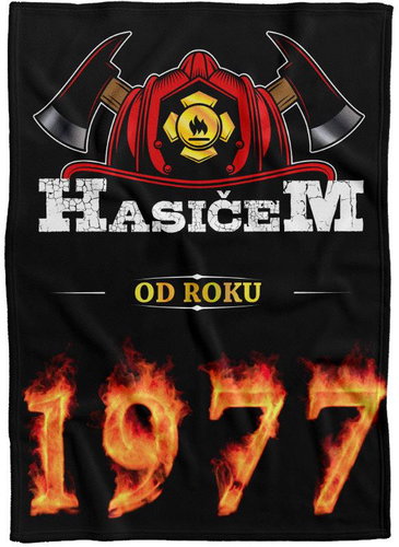 IMPAR Fleece blanket Firefighter from year - 1977 - Blanket - Main image
