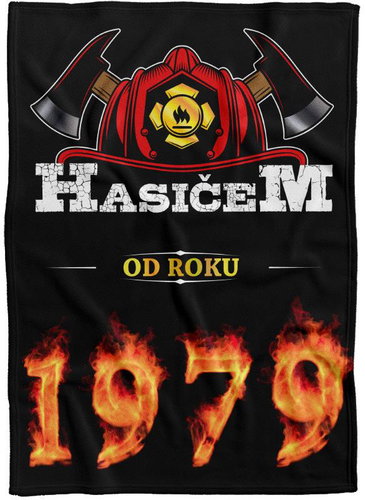 IMPAR Fleece blanket Firefighter from year - 1979 - Blanket - Main image