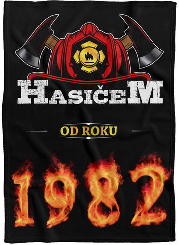 IMPAR Fleece blanket Firefighter from year - 1982 - Blanket - Main image