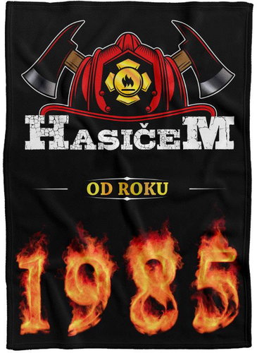IMPAR Fleece blanket Firefighter from year - 1985 - Blanket - Main image