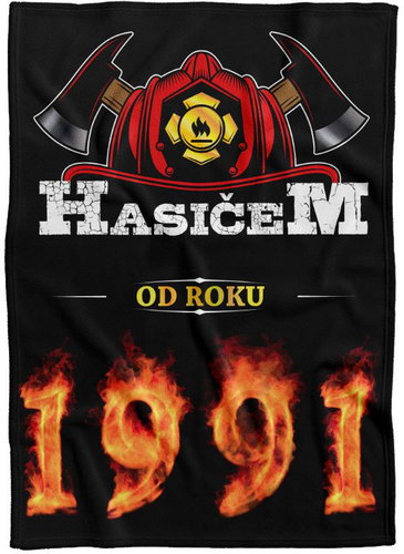 IMPAR Fleece blanket Firefighter from year - 1991 - Blanket - Main image