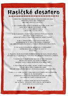 IMPAR Fleece blanket Firefighter's decalogue - list - Blanket