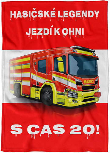 IMPAR Fleece blanket Firefighter legends - CAS 20 - Blanket - Main image
