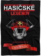 IMPAR Fleece blanket Firefighter legends - month - November - Blanket