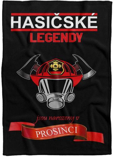 IMPAR Fleece blanket Firefighter legends - month - December - Blanket - Main image
