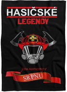 IMPAR Fleece blanket Firefighter legends - month - August - Blanket