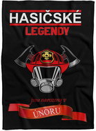 IMPAR Fleece blanket Firefighter legends - month - February - Blanket