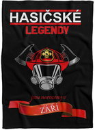 IMPAR Fleece blanket Firefighter legends - month - September - Blanket