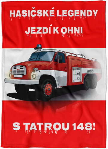 IMPAR Fleece blanket Firefighter legends - T148 - Blanket - Main image