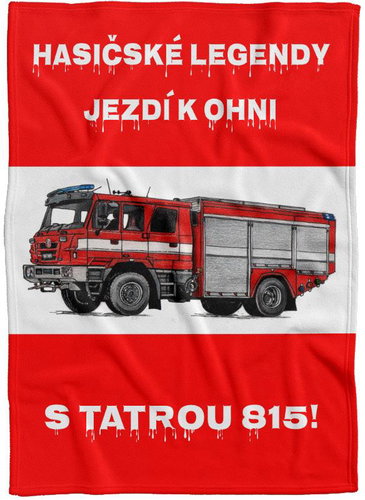 IMPAR Fleece blanket Firefighter legends - T815 - Blanket - Main image
