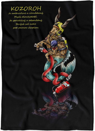 IMPAR Fleece blanket Fireman's sign Capricorn - Blanket - Main image