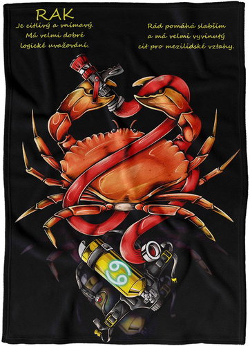 IMPAR Fleece blanket Fireman's sign Cancer - Blanket - Main image