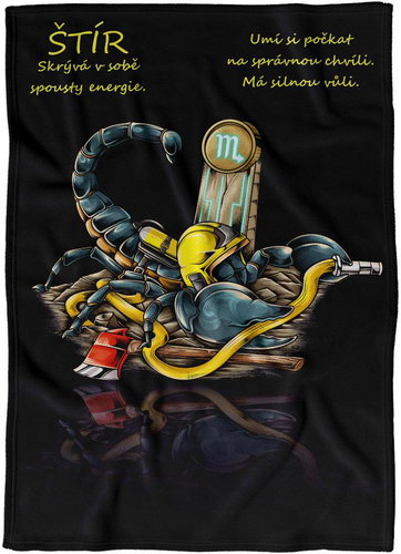 IMPAR Fleece blanket Fireman's sign Scorpio - Blanket - Main image