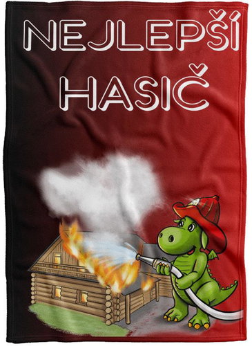 IMPAR Fleece blanket The best fireman - Blanket - Main image