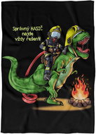 IMPAR Fleece blanket Soptík with fireman - Blanket