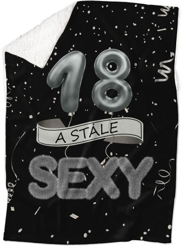 IMPAR Lambskin blanket Still sexy - Black - 18 years old - Blanket - Main image