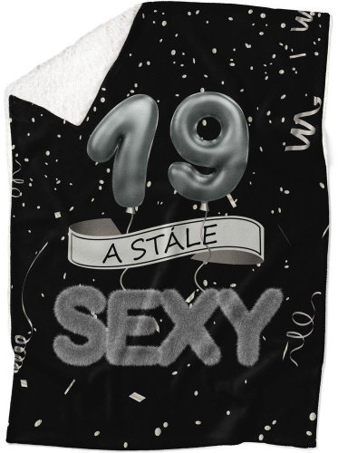 IMPAR Lambskin blanket Still sexy - Black - 19 years old - Blanket - Main image