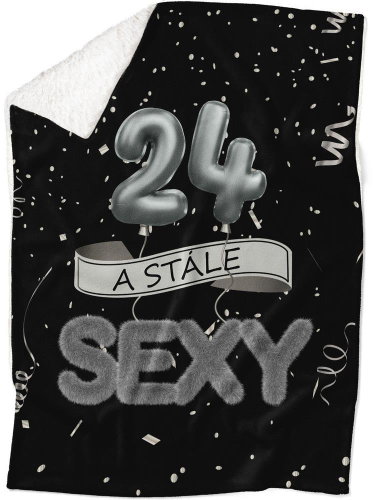 IMPAR Lambskin blanket Still sexy - Black - 24 years old - Blanket - Main image