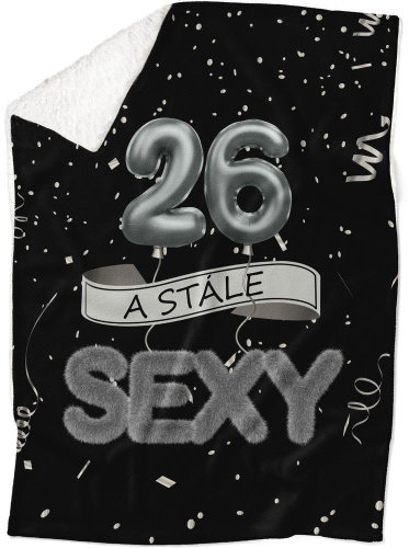 IMPAR Lambskin blanket Still sexy - Black - 26 years old - Blanket - Main image