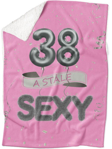 IMPAR Lambskin blanket Still sexy - Pink - 38 years old - Blanket - Main image