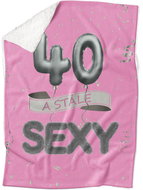 IMPAR Lambskin blanket Still sexy - Pink - 40 years old - Blanket