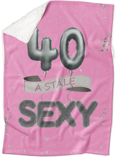 IMPAR Lambskin blanket Still sexy - Pink - 40 years old - Blanket - Main image