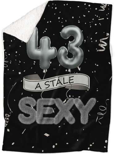 IMPAR Lambskin blanket Still sexy - Black - 43 years old - Blanket - Main image