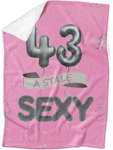 IMPAR Lambskin blanket Still sexy - Pink - 43 years old - Blanket - Main image