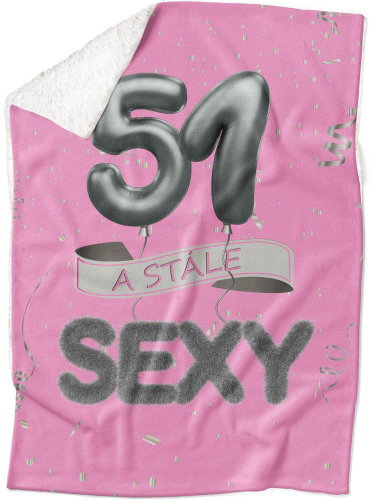 IMPAR Lambskin blanket Still sexy - Pink - 51 years old - Blanket - Main image