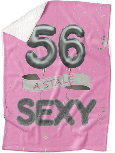 IMPAR Lambskin blanket Still sexy - Pink - 56 years old - Blanket - Main image