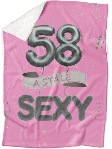 IMPAR Lambskin blanket Still sexy - Pink - 58 years old - Blanket - Main image
