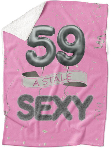 IMPAR Lambskin blanket Still sexy - Pink - 59 years old - Blanket - Main image