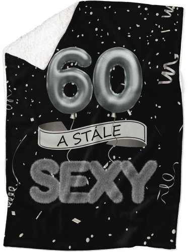 IMPAR Lambskin blanket Still sexy - Black - 60 years - Blanket - Main image