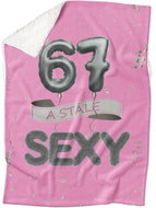 IMPAR Lambskin blanket Still sexy - Pink - 67 years old - Blanket