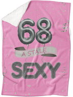 IMPAR Lambskin blanket Still sexy - Pink - 68 years old - Blanket