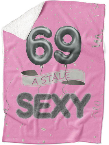IMPAR Lambskin blanket Still sexy - Pink - 69 years old - Blanket - Main image