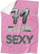 IMPAR Lambskin blanket Still sexy - Pink - 71 years old - Blanket