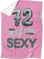 IMPAR Lambskin blanket Still sexy - Pink - 72 years old - Blanket