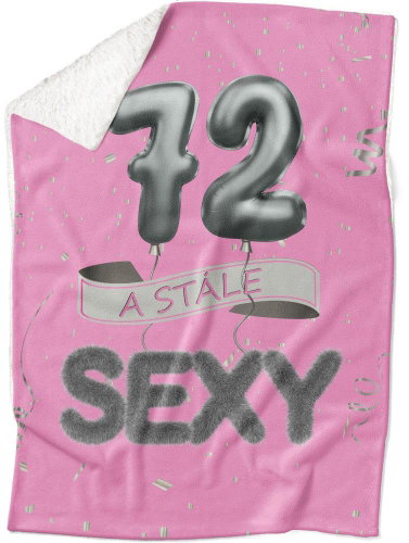 IMPAR Lambskin blanket Still sexy - Pink - 72 years old - Blanket - Main image