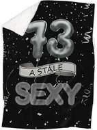 IMPAR Lambskin blanket Still sexy - Black - 73 years old - Blanket