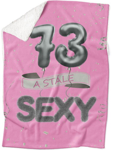 IMPAR Lambskin blanket Still sexy - Pink - 73 years old - Blanket - Main image