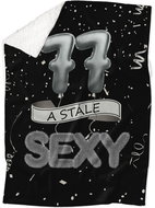 IMPAR Lambskin blanket Still sexy - Black - 77 years old - Blanket