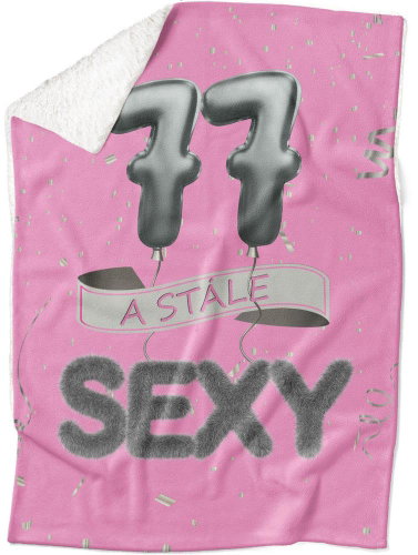 IMPAR Lambskin blanket Still sexy - Pink - 77 years old - Blanket - Main image