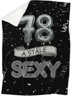 IMPAR Lambskin blanket Still sexy - Black - 78 years old - Blanket