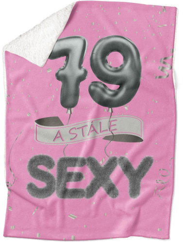IMPAR Lambskin blanket Still sexy - Pink - 79 years old - Blanket - Main image